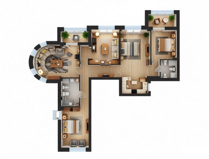 4-к. квартира, 127,3 м²