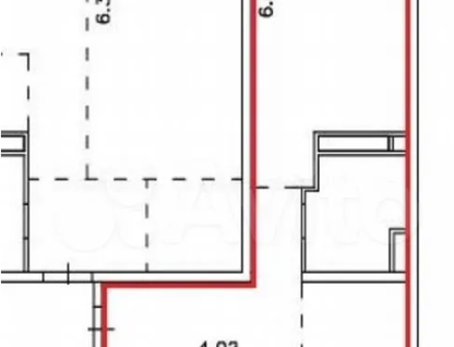 2-к. квартира, 62,7 м²