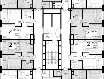2-к. квартира, 48&nbsp;м²
