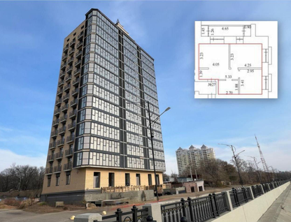 2-к. квартира, 54,3&nbsp;м²