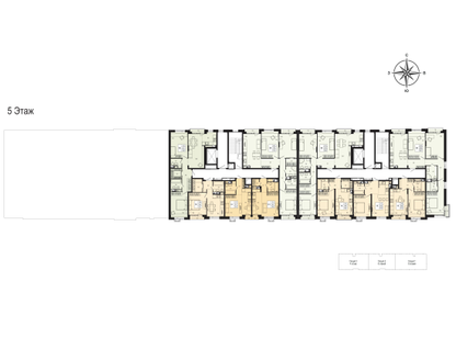 1-к. квартира, 27&nbsp;м²