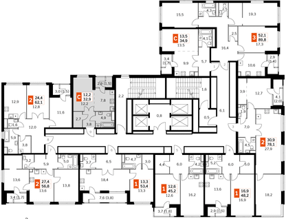 Студия, 30&nbsp;м²