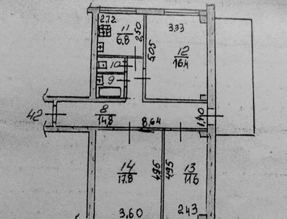 3-к. квартира, 71&nbsp;м²