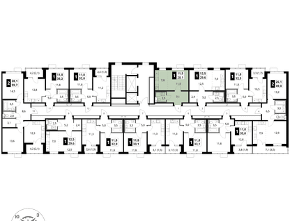 Студия, 28&nbsp;м²