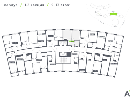 Студия, 36&nbsp;м²