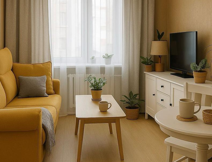 1-к. квартира, 55&nbsp;м²