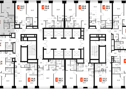 3-к. квартира, 65&nbsp;м²