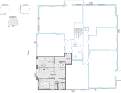 3-к. квартира, 68&nbsp;м²