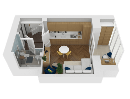 Студия, 25 м²