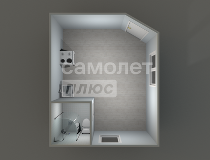 Студия, 17&nbsp;м²