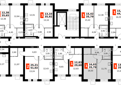 1-к. квартира, 35&nbsp;м²
