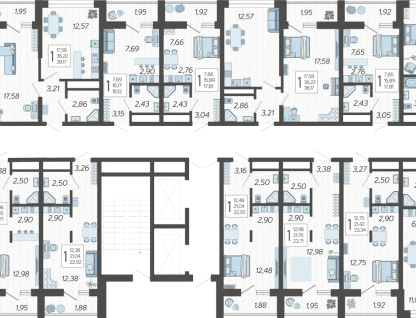 2-к. квартира, 51 м²