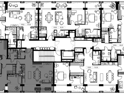 2-к. квартира, 114&nbsp;м²