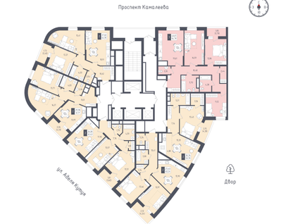 3-к. квартира, 94&nbsp;м²