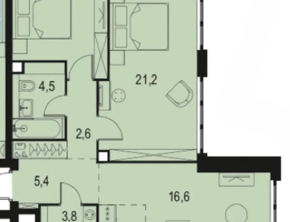 3-к. квартира, 69,1&nbsp;м²