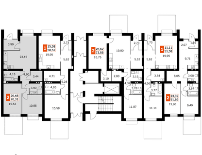 2-к. квартира, 70&nbsp;м²