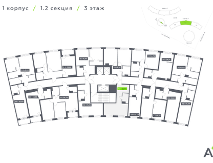 Студия, 31&nbsp;м²