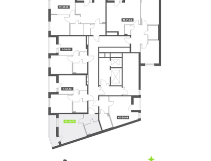 Студия, 29&nbsp;м²