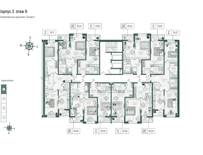 Студия, 31 м²