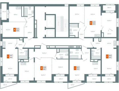 3-к. квартира, 57&nbsp;м²