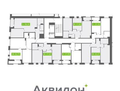 1-к. квартира, 37&nbsp;м²