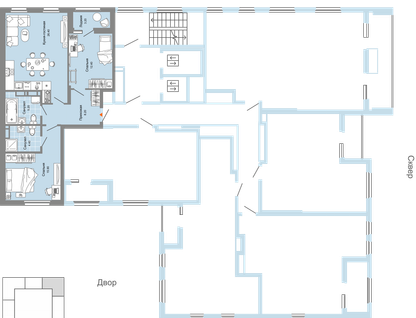3-к. квартира, 74&nbsp;м²