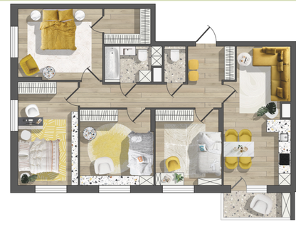 4-к. квартира, 102,2&nbsp;м²