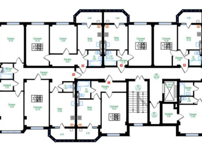 1-к. квартира, 44&nbsp;м²