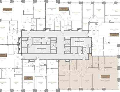 4-к. квартира, 165&nbsp;м²