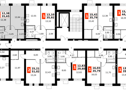 1-к. квартира, 35&nbsp;м²