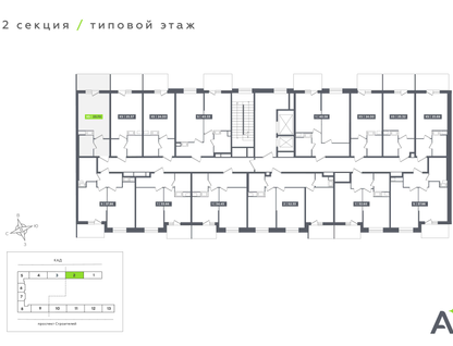 Студия, 24 м²