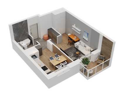 1-к. квартира, 35&nbsp;м²