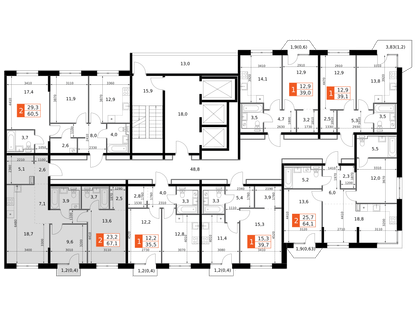 3-к. квартира, 67&nbsp;м²