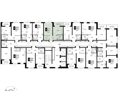 1-к. квартира, 35&nbsp;м²