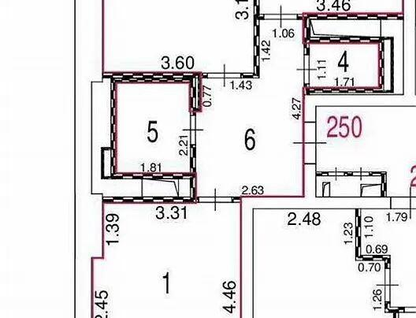 2-к. квартира, 59 м²