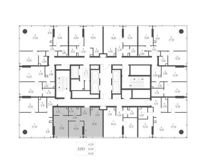 2-к. квартира, 62&nbsp;м²