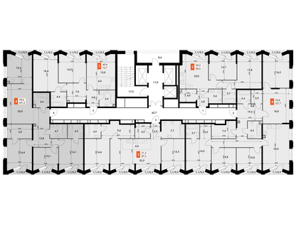 4-к. квартира, 107&nbsp;м²