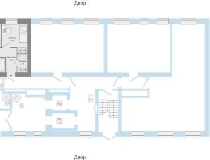 2-к. квартира, 47&nbsp;м²