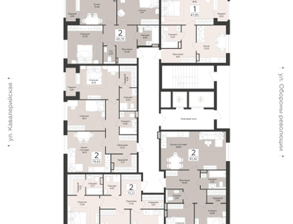1-к. квартира, 47&nbsp;м²