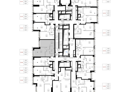 1-к. квартира, 46&nbsp;м²