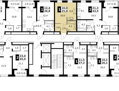 Студия, 25&nbsp;м²