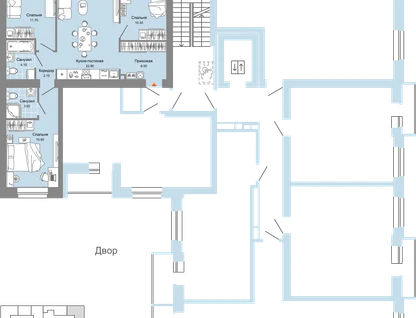 4-к. квартира, 78&nbsp;м²