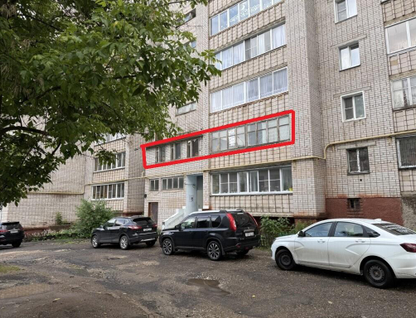 3-к. квартира, 60 м²