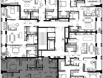 2-к. квартира, 106&nbsp;м²