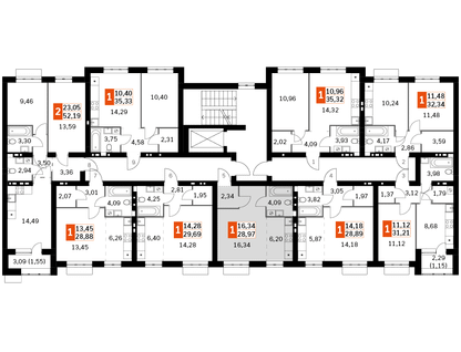 Студия, 28&nbsp;м²