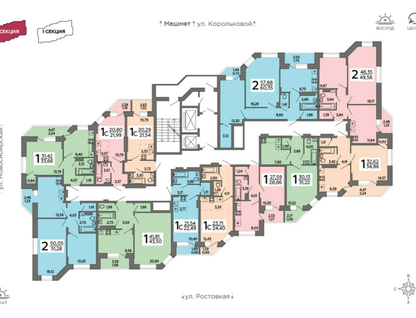 1-к. квартира, 31&nbsp;м²
