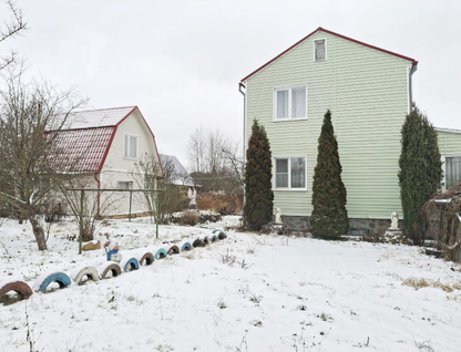 Двухэтажная дача, 110 м²