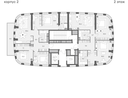 2-к. квартира, 110&nbsp;м²