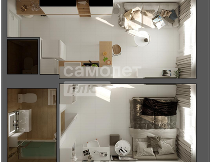 2-к. квартира, 34&nbsp;м²