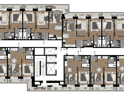 Студия, 18 м²
